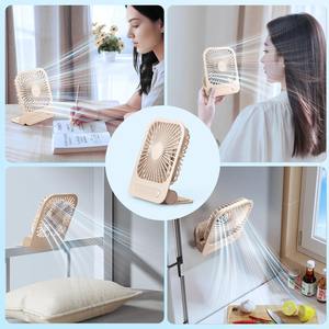 Ventilador Magnético de Escritorio Eary 180. Ventilador de Aire Recargable de 4 Velocidades Ajustables, 1200mAh, Ultrafino, USB, para Cocina y Gimnasio - Product Image 6