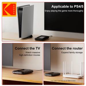 Novo Disco Rígido Externo Portátil Kodak de <span class=keywords><strong>2</strong></span>,5 Polegadas 2TB USB 3.<span class=keywords><strong>2</strong></span> Interface de Super Velocidade para Laptop P110 - Product Image 6