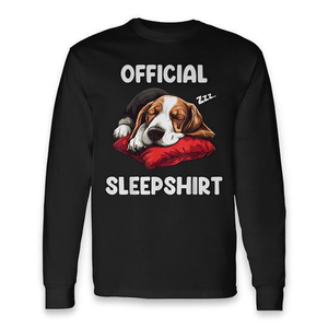 Camiseta oficial de Basset Hound para dormir, pijama de manga larga, ropa de dormir, camisa para amantes de los perros - Product Image 2