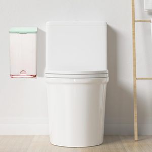 Boîte de rangement murale multifonctionnelle légère pour serviettes hygiéniques, en plastique, pour mouchoirs et bâtonnets de coton, idéale pour les salles de bain - Product Image 4