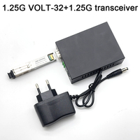 VOLT Mini GPON OLT SFP Module 1.25G/2.5G Optical Transceiver Plug-and-Play FTTH OLT Solution for 32 ONUs Connections GPON