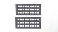 2pcs Fixed Vault Cargo Divider pour Trunk 2024 Cybertruck Grille Panneaux et Diviseur dans les Accessoires de Lit Cybertruck
