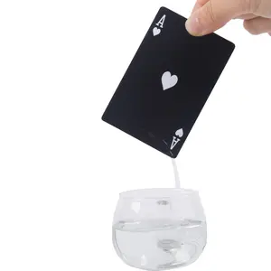 רויאל קזינו סטנדרטי 100% שקופים משחק כרטיסי מחזיק באיכות טובה pvc pantone עמיד למים PVC קלפי