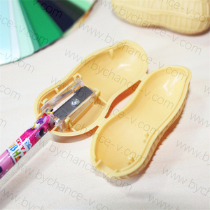 Trang trại cây trồng chủ đề không tốn kém mặt hàng đậu phộng hình dạng bút chì mài cho bên tổ chức sự kiện triển lãm thương mại Quà Tặng lớp học trẻ em giải thưởng - Product Image 4