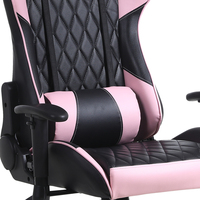 Chaise de Gaming Pliable en Cuir avec LED pour PC et Bureau, Style Racing, Hauteur Réglable (4 Positions) avec Vérin à Gaz, Idéale pour le Dropshipping – Prix Abordable
