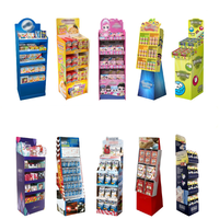 Support d'affichage pliable et portable en carton ondulé, moderne et écologique, personnalisé pour bouteilles d'alcool, vin et boissons gazeuses