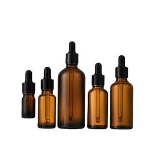 5ml10ml20ml30ml50ml100ml Cuidado DE LA PIEL Aceite esencial para el cabello Botella de vidrio Botella cuentagotas