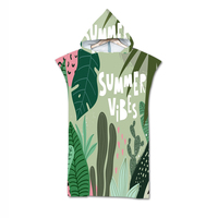 Robe de Surf Poncho pour adultes, vêtement absorbant l'eau, surdimensionné, pour anti-dérapant, maillot de bain