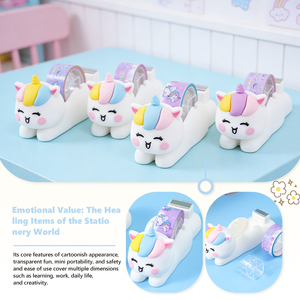 <span class=keywords><strong>Dispensador</strong></span> <span class=keywords><strong>de</strong></span> cinta adhesiva <span class=keywords><strong>de</strong></span> peluche con diseño <span class=keywords><strong>de</strong></span> unicornio pequeño - Cortador <span class=keywords><strong>de</strong></span> cinta <span class=keywords><strong>de</strong></span> dibujos animados <span class=keywords><strong>Kawaii</strong></span>, artículos <span class=keywords><strong>de</strong></span> papelería portátiles para la escuela y la oficina - Product Image 6