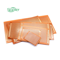 Carte de circuit imprimé électronique intelligente 12x18cm simple face 1.2mm, plaque universelle d'expérimentation en bakélite et cuivre pour breadboard