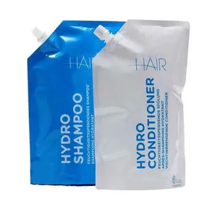 Shampoo Spout Pouch Manufacturers Aluminum Plastic Bag Inner Straw Liquid Aluminium Foil Spout Pouch Bag