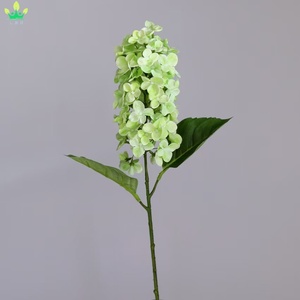 Flores de Hortensia Artificiales, Tacto Real, Tallos de Hortensia Paniculata, <span class=keywords><strong>Hortensias</strong></span> de Cono Verde para Jarrones Altos, Arreglos Florales para el Hogar - Product Image 2
