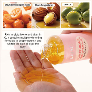 Aceite Corporal Blanqueador e Hidratante para Piel Negra, Natural, Extra Fuerte, para el Cuidado de Todo el Cuerpo, con Efecto Iluminador, OEM ODM, al por Mayor - Product Image 3