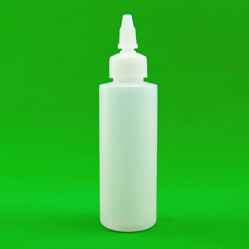 Empty Plastic LDPE Squeeze Lotion Bottles with Flip Top Lid Shape Cosmetics Food Paint Essential Oil Packaging ODM Available
