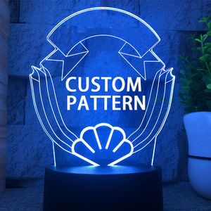 NEWISH DIY Custom Creative 3D Illusion Acrylic Night <strong>Light</strong> <strong>Football</strong> Club Designs - Product Image 3