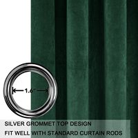 Rideaux à œillets en velours flanelle européen, couleur unie, perforés, isolants, anti-bruit, installation au plafond