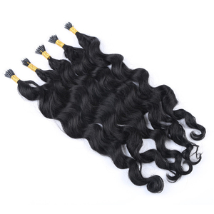 Extensiones de Cabello con Punta Nano de Alta Calidad de Fábrica, Cabello Humano Virgen Remy con Ondas Profundas, Cabello Brasileño Sin Procesar 10A - Product Image 4