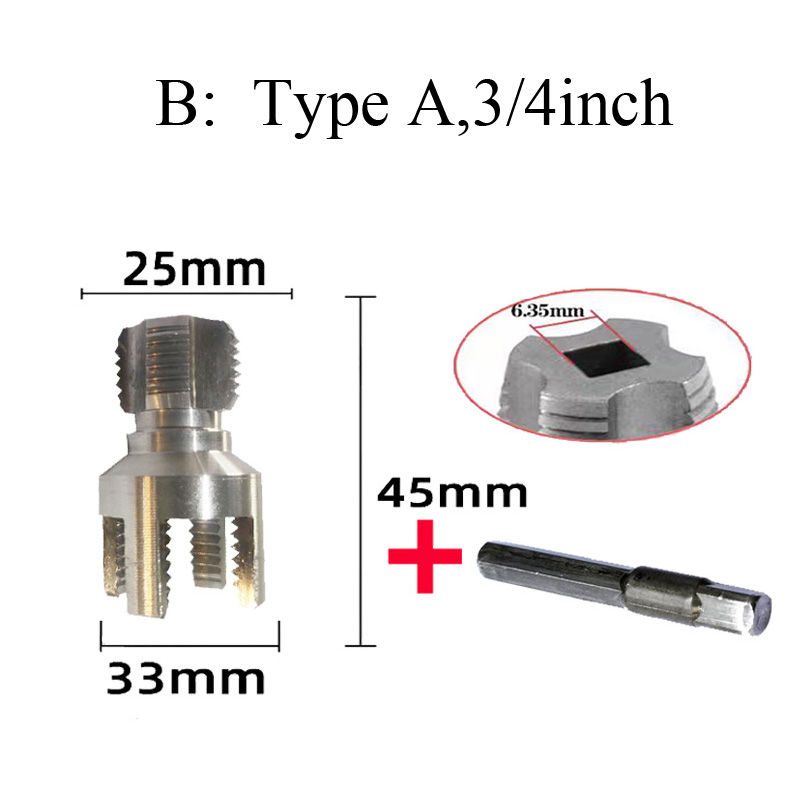 B: Type A,3/4inch