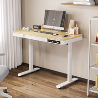 Bureau d'ordinateur moderne en métal noir convertible avec fonction compacte pour ordinateur portable, idéal pour le télétravail