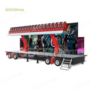 เครื่องเล่นสนามเด็กเล่นเคลื่อนที่ Manege Amusement Park Magic Portable Crazy Dance Mini Miami Carnival Rides Trailer ทำจากไฟเบอร์กลาส ใช้ได้ทั้งภายนอกและภายในอาคาร ได้รับการรับรองมาตรฐาน CE 10 - Product Image 6
