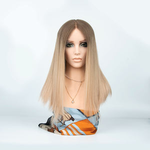 Perruque pour femme en cheveux naturels européens, avec racine de cheveux naturelle, nœuds décolorés, mèches, Topper en cheveux humains, dentelle HD suisse, Perruques juives casher, en stock - Product Image 2