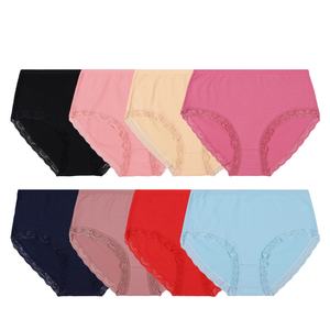 UOKIN Culotte ample en dentelle en coton taille haute pour femmes, grande taille, xxl xxxl, violet, UOKIN A8870 - Product Image 3