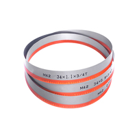 Lames de scie à ruban pour la découpe des métaux, lames de scie à ruban bimétalliques M42, largeur standard, pour machine à scier à ruban pour la découpe des métaux
