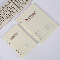 Carnet de notes personnalisé A5 A6, Page intérieure, recharge 6 anneaux, reliure spirale, Inserts intérieurs, planificateur à feuilles mobiles, journal intime, papiers de remplissage intérieurs