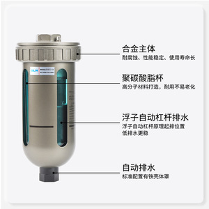 Vanne de vidange automatique Ad402 04, 1/2 pouce, en fer, pour pot à condensats de compresseur - Product Image 5