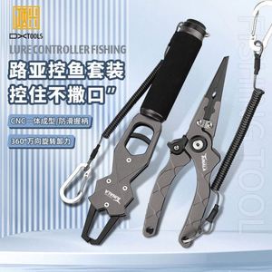 Nuevas Pinzas de Pesca Giratorias 360° de Aleación de Aluminio, para Cortar Líneas, Tipo Lu Ya, Duraderas, Impermeables, Marca Flying - Product Image 2