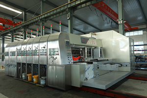 High-Speed 200 Pieces/Min Vacuum Transfer 2 <b>3</b> 4 5 Color <b>Printer</b> Slotting and Die-Cutting Machine for Carton Printing - Product Image 5