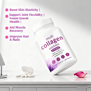 Bestverkochte professionele multi-collageenpeptide beautyproducten <span class=keywords><strong>capsules</strong></span> verhogen de elasticiteit van de huid en ondersteunen de gewrichtsherstel. - Product Image 4