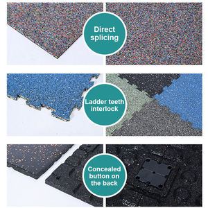 <span class=keywords><strong>Tapis</strong></span> <span class=keywords><strong>de</strong></span> sol en caoutchouc, épais, personnalisé, <span class=keywords><strong>de</strong></span> <span class=keywords><strong>20</strong></span> <span class=keywords><strong>CM</strong></span>, pour le Sport, la gymnastique, le Fitness, noir, Durable, 1 pièce - Product Image 5