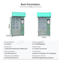 Mesin Vending Pintar untuk Toko Bunga, Kios Layanan Mandiri untuk Buket & Kue, Mesin Vending Bunga untuk Luar Ruangan