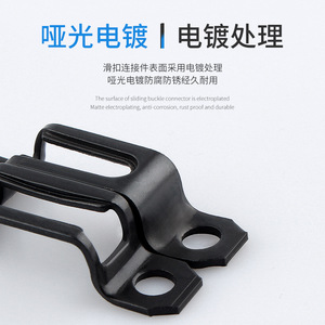 High-quality 2-in-1 Connector Carbon Steel Plated Easy Installation Furniture Connection Shelf Support - Product Image 5