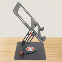 Support de Rehausseur d'Ordinateur Portable Ergonomique Rotatif à 360 Degrés de Haute Qualité Support de Bureau pour Ordinateur Portable Ordinateur Portable
