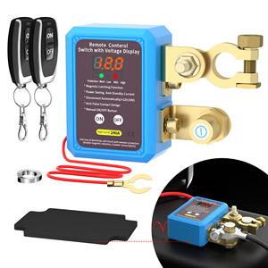 Interruptor de <span class=keywords><strong>control</strong></span> remoto de 240A, interruptor de desconexión de batería con <span class=keywords><strong>control</strong></span> remoto de voltaje <span class=keywords><strong>Led</strong></span>, interruptor de apagado remoto de <span class=keywords><strong>12V</strong></span> para coche y camión - Product Image 1
