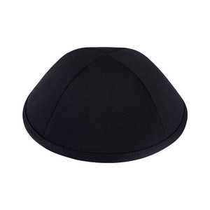 Yihaoyi Vente en gros Kippa juive de haute qualité en lin à <span class=keywords><strong>4</strong></span> panneaux avec clips - Product Image 3