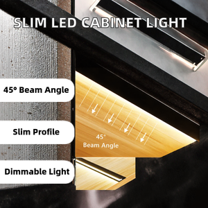 Hiện đại 7 mét siêu mỏng <span class=keywords><strong>Led</strong></span> tủ đèn <span class=keywords><strong>RGB</strong></span> Kệ bảng điều chỉnh ánh sáng 45 độ góc bề mặt gắn lên trên Hidden <span class=keywords><strong>Showcase</strong></span> đèn - Product Image 2