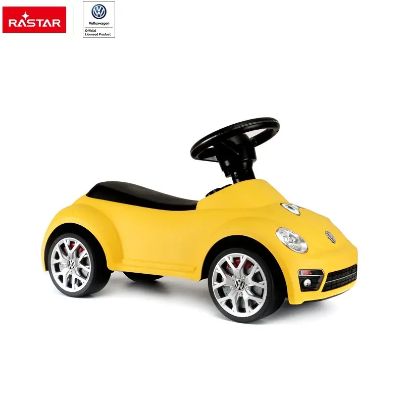 नई डिजाइन वोक्सवैगन बीटल पैर फर्श करने के लिए कार Rastar बच्चे खिलौने बच्चों की सवारी पर कार लगता है और प्रकाश के साथ