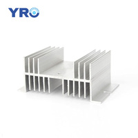 Radiateur de chaleur monophasé en aluminium YRO pour dissipateur de chaleur en aluminium à diode solaire 55A