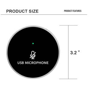 Micrófono de Condensador Profesional OEM Q3 de Metal con Cancelación de Ruido y Diseño Ligero para Conferencias y Uso en Escritorio - Product Image 5