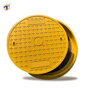 하이 퀄리티 맞춤형 FRP 맨홀 커버 도로 배수를위한 SMC 원형 유리 섬유 맨홀 커버 - Product Image 2