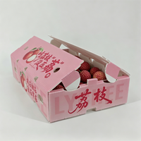 Boîte de rangement en MFPP recyclable, flexible, imperméable et écologique, empilable, robuste, pour l'emballage des fruits, avec trous d'aération