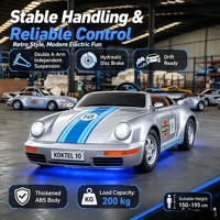 Go Kart Eléctrico Retro de 72V 50AH de Alta Velocidad, Velocidad Máxima 80 Km/h, Kart de Carreras Simulado, Go Kart Eléctrico Comercial para Drifting