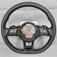 Volant en cuir noir adaptable pour Volkswagen VW Golf MK7 MK6 MK5 GTI GTD GTE Polo Touareg Passat