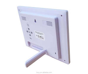 8-<span class=keywords><strong>inch</strong></span> màn hình kỹ thuật số ngày đồng hồ báo thức bàn đồng hồ xu hướng thông minh đồng hồ treo tường trắng vuông 8 <span class=keywords><strong>inch</strong></span> kỹ thuật số LCD hiển thị 1024*768 - Product Image 3