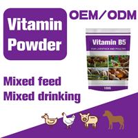Bubuk Vitamin B5 tingkat umpan untuk unggas dan ternak VB5 suplemen asam Pantothenic sapi sapi babi