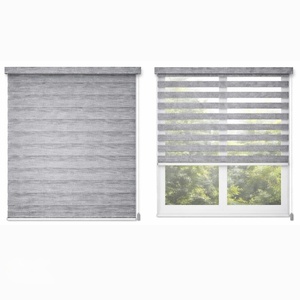 High Quality Window Blinds Roller Shade Double Layer Day and Night Smart Electric Motorized Zebra Blind - Product Image 4
