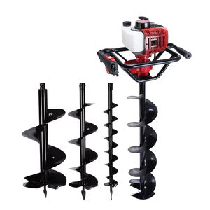 Trivella a Benzina Portatile di Alta Qualità, 2 Tempi, 52cc, con Punta da 200mm per Scavo e Perforazione del Terreno - Product Image 1